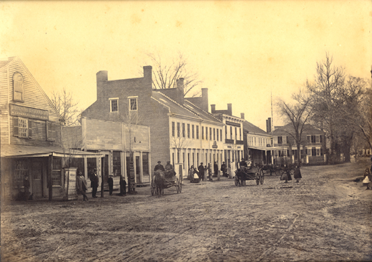 Concord Center, south side, circa 1865