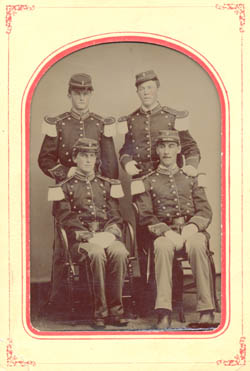 Rockwood Hoar, Frank Barrett, Edward Emerson Simmons, and Henry Minot Pratt, ca. 1874.