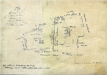 114 Plan of House Lot Concord Mass. Belonging to Daniel Shattuck ... Nov. 13, 1860 (Notation on
reverse in very faint pencil: 