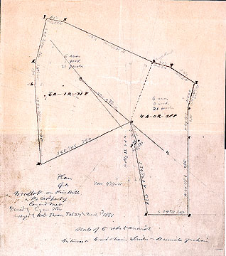 121a Plan of a Woodlot on Pine Hill, in the East Part of Concord Mass. Owned by Cyrus Stow ...
Feb. 27 to March 3, 1851