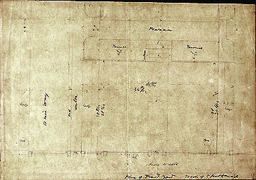 125b Stow's Yard Plan of Front Yard [n.d.; ca. Oct. 1851]