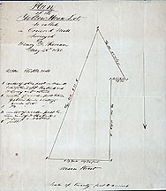 129 Plan of the Yellow House Lot, so called ... May 25, 1850