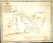 150a Plan of Samuel A. Willis' House & Woodlot at the Factory Village Concord Mass. Surveyed by Henry D. Thoreau & William D. Tuttle May 6, 1859 & Apr. 25, 1864 [not Thoreau ms.]