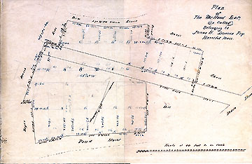 26a  Plan of the McHard Lot (so called) Belonging to James H. Duncan Esq. Haverhill Mass. ...[Apr. 12-29, 1853]