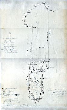 74 Plan of the Kettell Farm (so called) in Concord Mass. Belonging to Samuel Staples ... Apr. 8 & 9, 1858 ...