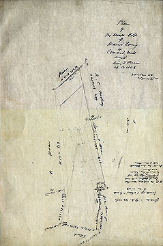 82 Plan of the House Lot of David Loring in Concord, Mass. ... Sep. 17, 1856