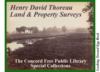 Henry David Thoreau Land Surveys - Concord Free Public Library Special Collections