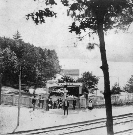 Entrance gate at Walden amusement park.