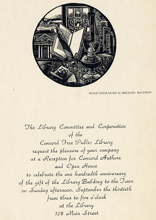 The Library Committee and Corporation of the Concord Free Public Library ... 