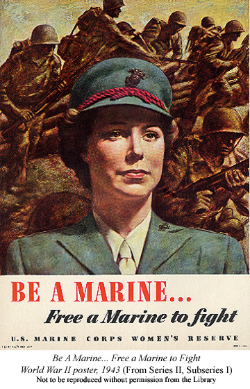 Be A Marine... WWII poster