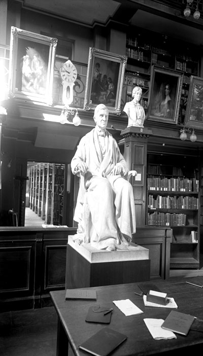 RWE statue, CFPL Library