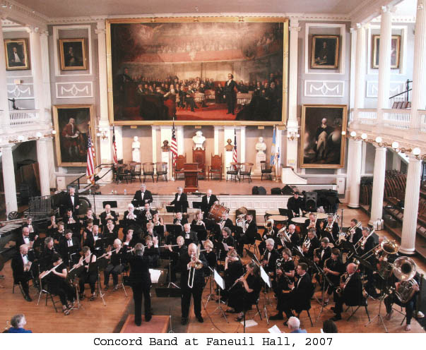 Concord Band at Faneuil Hall, 2007