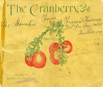  The Cranberry, cover p. [1]