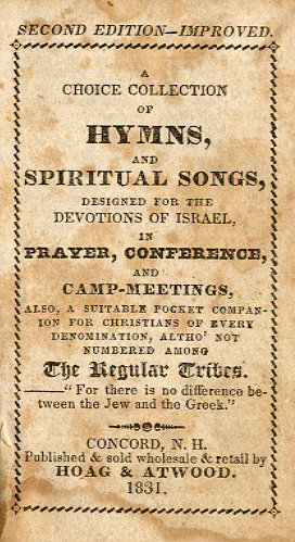 Hymnal, 1831
