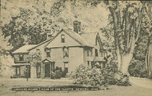 'Orchard 
	House,' Home of the Alcotts, Concord, Mass.; early 20th century