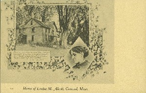 Home of Louisa M. Alcott, 
	Concord, Mass.; early 20th century