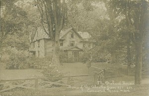 The Orchard House, Home 
	of the Alcotts from 1858-1882, Concord, Mass.; early 20th century