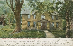 Orchard, or Louise Alcott 
	House, Concord, Mass.; circa 1906 (postmark)