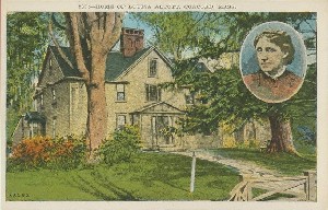 Home of Louisa Alcott, 
	Concord, Mass.; early to mid- 19th century