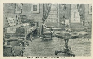 Parlor, Orchard House, 
	Concord, Mass.; early to mid- 20th century