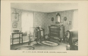Mrs. Alcott's room, Orchard 
	House, Concord, Mass.; 