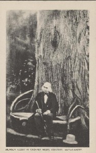 Bronson Alcott at Orchard 
	House, Concord, Massachusetts; early 20th century