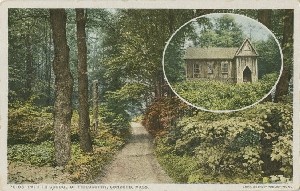 Path to the School of 
	Philosophy, Concord, Mass.; early to mid- 20th century