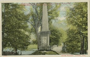 British Monument, 
	Concord, Mass.; early 20th century