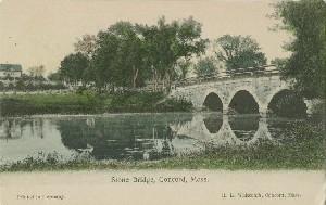 Stone Bridge, Concord, 
	Mass.; early 20th century