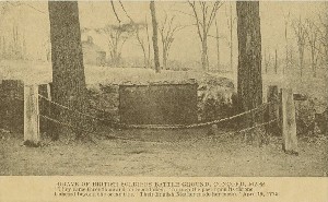 Grave of British Soldiers 
	Battle Ground, Concord, Mass.; early 20th century