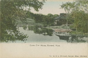 Canoe Club House, Concord,
	 Mass.; early 20th century