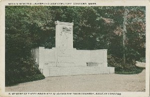 Melvin 
	Memorial—Sleepy Hollow Cemetery, Concord, Mass.; early 20th century