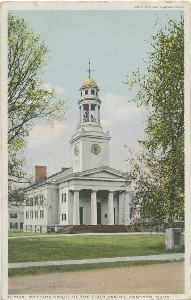 Meeting House of the First 
	Parish, Concord, Mass.; early to mid- 20th century