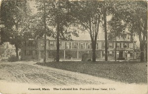 Concord, Mass. The 
	Colonial Inn. Provincial Store House, 1775; early 20th century