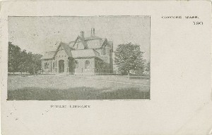 Public Library; circa 1910 
	(postmark)