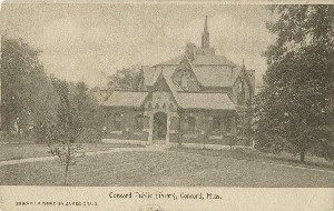 Concord Public Library; 
	early 20th century