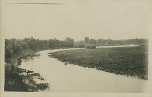 [Sudbury River from the 
	Fitchburg Railroad bridge]; circa 1912 (note date)