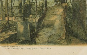 Emerson's Grave, 
	'Sleepy Hollow', Concord, Mass.; 1905 (copyright date)