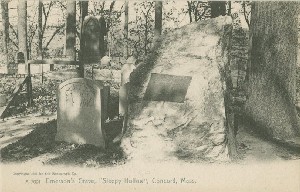 Emerson's Grave, 
	'Sleepy Hollow', Concord, Mass.; early 20th century