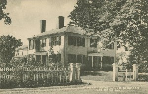 Home of Ralph Waldo 
	Emerson, Concord, Mass.; early 20th century