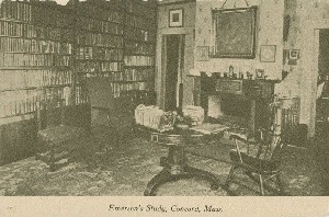 Emerson's Study, Concord,
	 Mass.; early 20th century