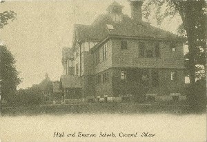 High and Emerson 
	Schools, Concord, Mass; early 20th century