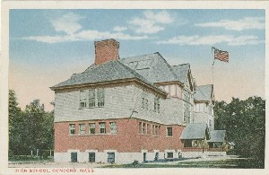 High School, Concord, 
	Mass.; early 20th century
