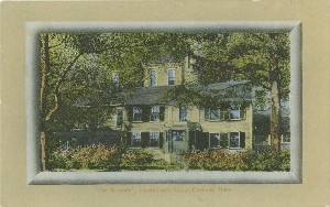 'The 
	Wayside', Hawthorne's Home, Concord, Mass.; early 20th century
