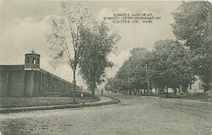 Common Avenue at 
	Massachusetts Reformatory, Concord, Jct., Mass.; Early 20th century