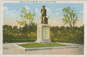 Minute Man on Battle 
	Lawn, Concord, Mass.; early to mid-20th century