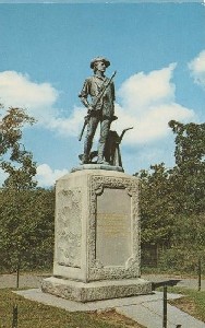 [<em>Minute-Man</em> statue]; 1964 copyright date