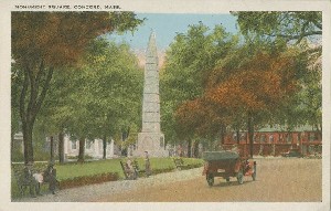 Monument Square, Concord, 

Mass.; early to mid-20th century