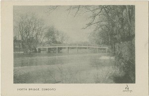 North Bridge, Concord; 
	early 20th century