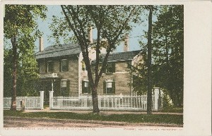 The Thoreau and Alcott 
	House, Concord, Mass.; 1902 (copyright date)